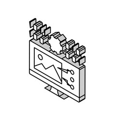 Ai Image Generation Future Technology Isometric