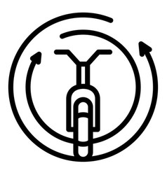 Bike Sharing Icon Outline Smart Transport