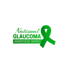 National Glaucoma Awareness Month Isolated Icon