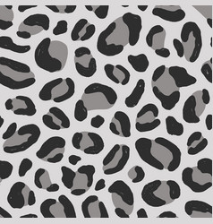 Colored Wild Snow Leopard Texture Seamless Pattern