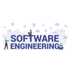 Software Engineering Concept With Modern Big Text