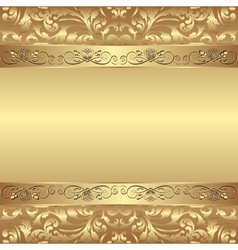 Golden background Royalty Free Vector Image - VectorStock