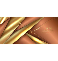 Abstract Template 3d Golden And Brown Layer