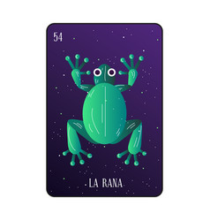 Loteria Frog Card