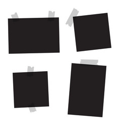 Set Of Blank Photos For Collage