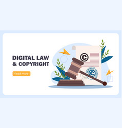 Digital Law Copyright Poster