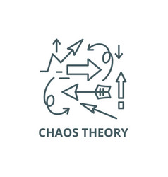 Chaos Theory Line Icon Theory