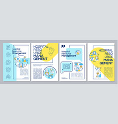 Healthcare Resource Management Blue And Yellow