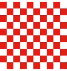 Red And White Seamless Check Pattern