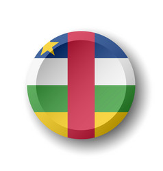 Circle Button Flag Of Central African Republic