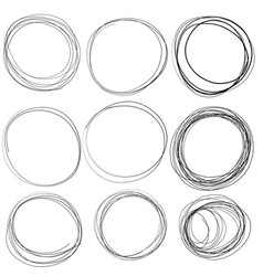 Hand Drawn Circle Set