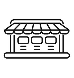 Open Online Store Icon Outline Credit