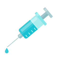 A Syringe Containing Vaccine Against The Virus