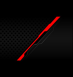 Abstract Red Black Line Cyber Slash Geometric