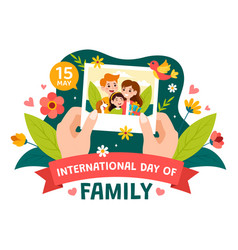 International Day Of Family With Mom Dad And