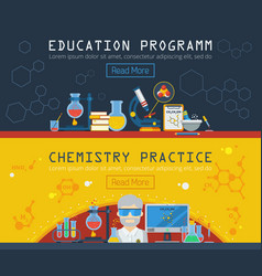 Two Chemistry Horizontal Banners