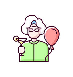 Retirement Party Rgb Color Icon