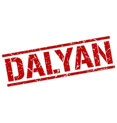 Dalyan Red Square Stamp