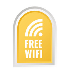 Free Wifi Label