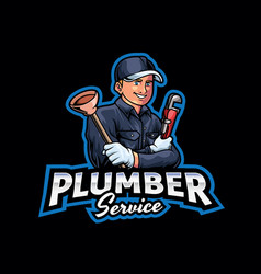 Plumber Mascot Logo Design