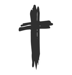 Christian Cross Scribble High Quality