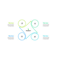 Infographic Element Of Cycle Diagram Template