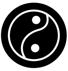 Peace Symbol Black Icon Isolated