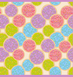 Seamless Pattern Frosted Sugar Italian Freshly