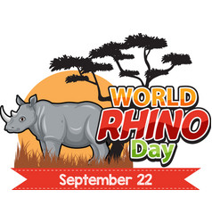 World Rhino Day September 22