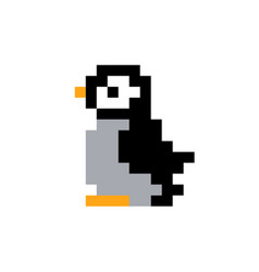 8 Bit Pixel Penguin