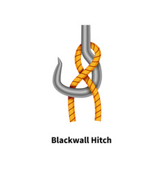 Blackwall Hitch Sea Knot Bright Colorful How-to