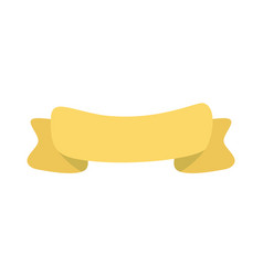 Yellow Ribbon Banner Icon Web Design Element