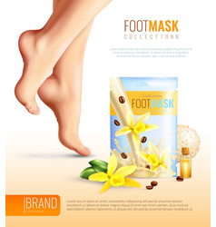 Feet Mask Ad Poster