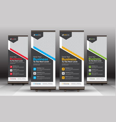 Modern Corporate Business Roll Up Banner Standee