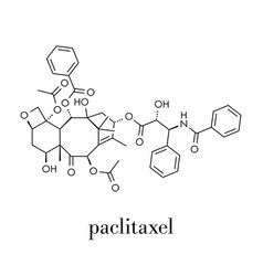 Paclitaxel Cancer Chemotherapy Drug Molecule