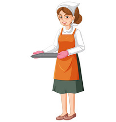 A Baker Cartoon Character