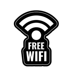 Free Wifi Label