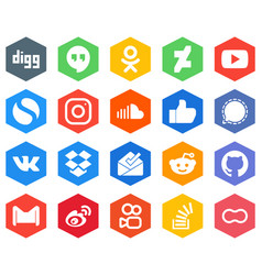 20 Elegant White Icons Signal Meta Facebook