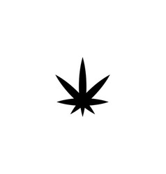 Cannabis Leaf Weed Medical Logo Design