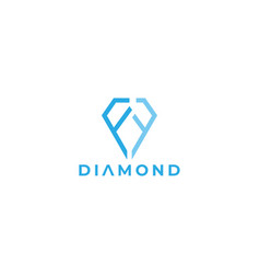 Simple Minimalist Initial Letter Ff Diamond Shape