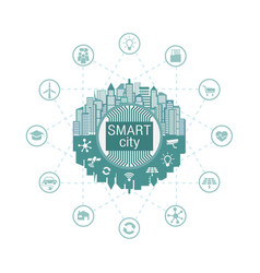 Smart City With Advanced Services Social