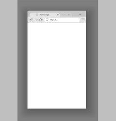 Browser Mockup Web Window Screen Internet Empty