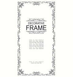 Decorative Geometric Line Frame