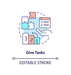 Give Tasks Concept Icon