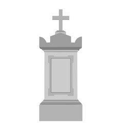 Blank Tombstone Isolated