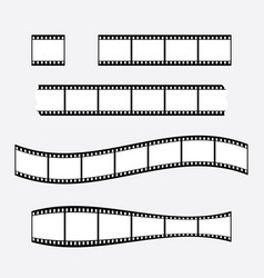 Film Strip 35mm Frames Format Blank Cinema