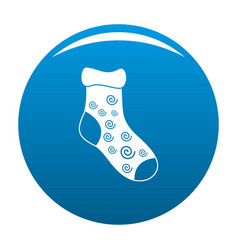 One Sock Icon Blue