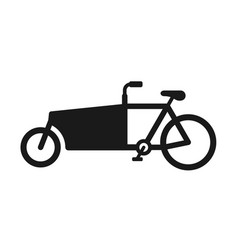 Icon Cargo Bike Or Delivery Bicycle