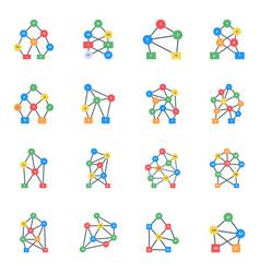 Pack Binary Tree Diagrams Flat Icons