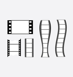 Film Strip 35mm Frames Format Blank Cinema